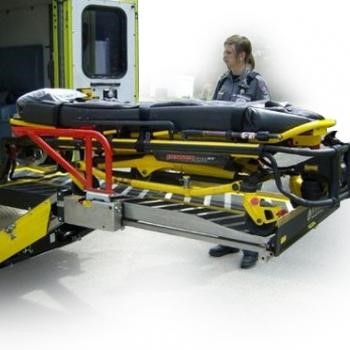 Ambulance stretcher lift